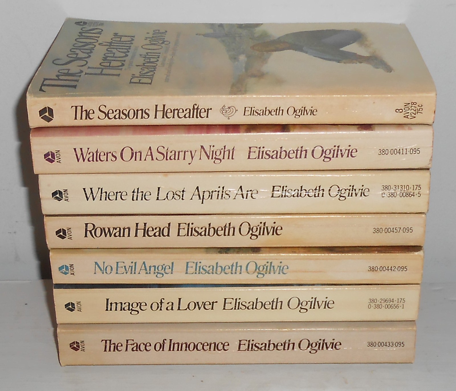 Lot of 7 Elisabeth Ogilvie Vintage Paperbacks Maine Area Novels AVON BOOKS
