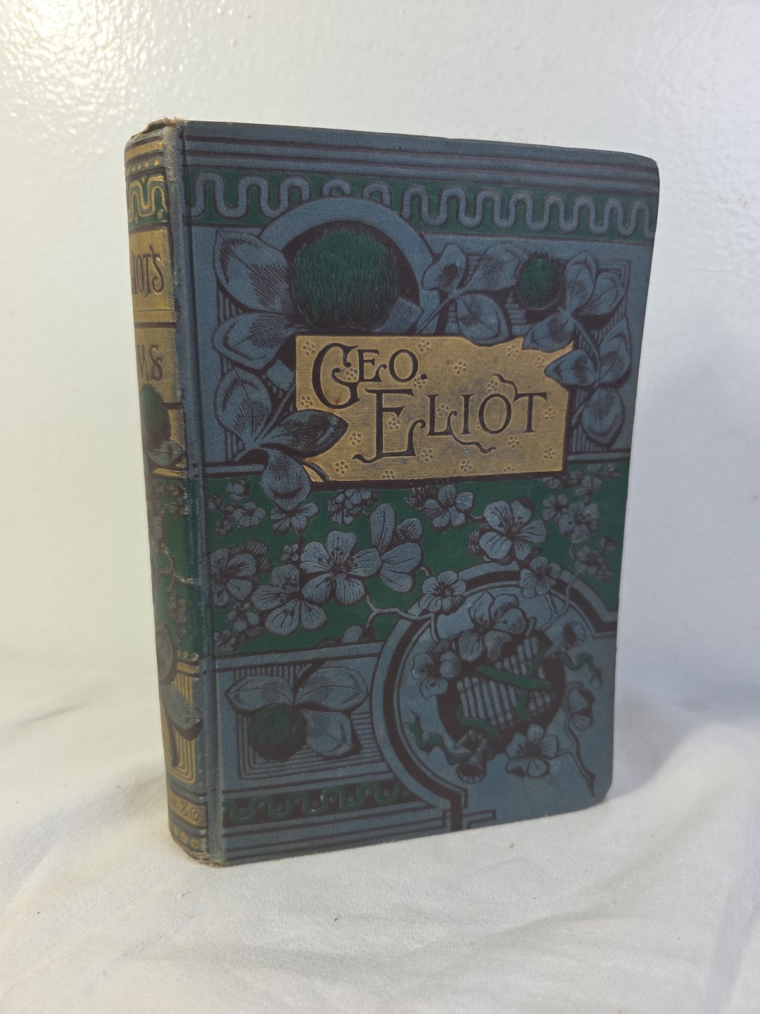 George Eliot Poems – Antique Gilded Hardcover,Belford,Clarke Co. late 1800s