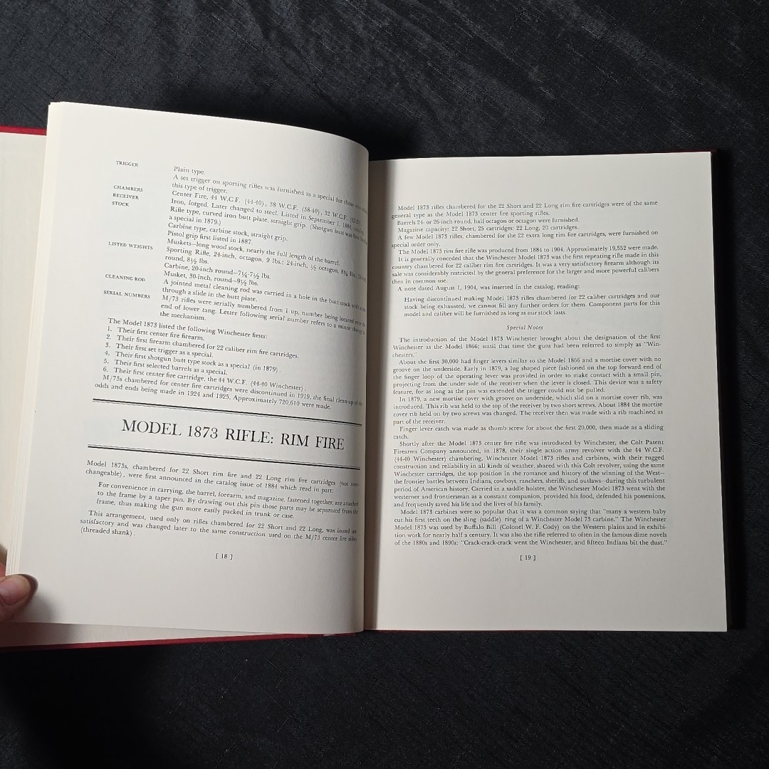 THE HISTORY OF WINCHESTER FIREARMS 1866-1975 BOOK BY WATROUS RIKHOFF HALL HC