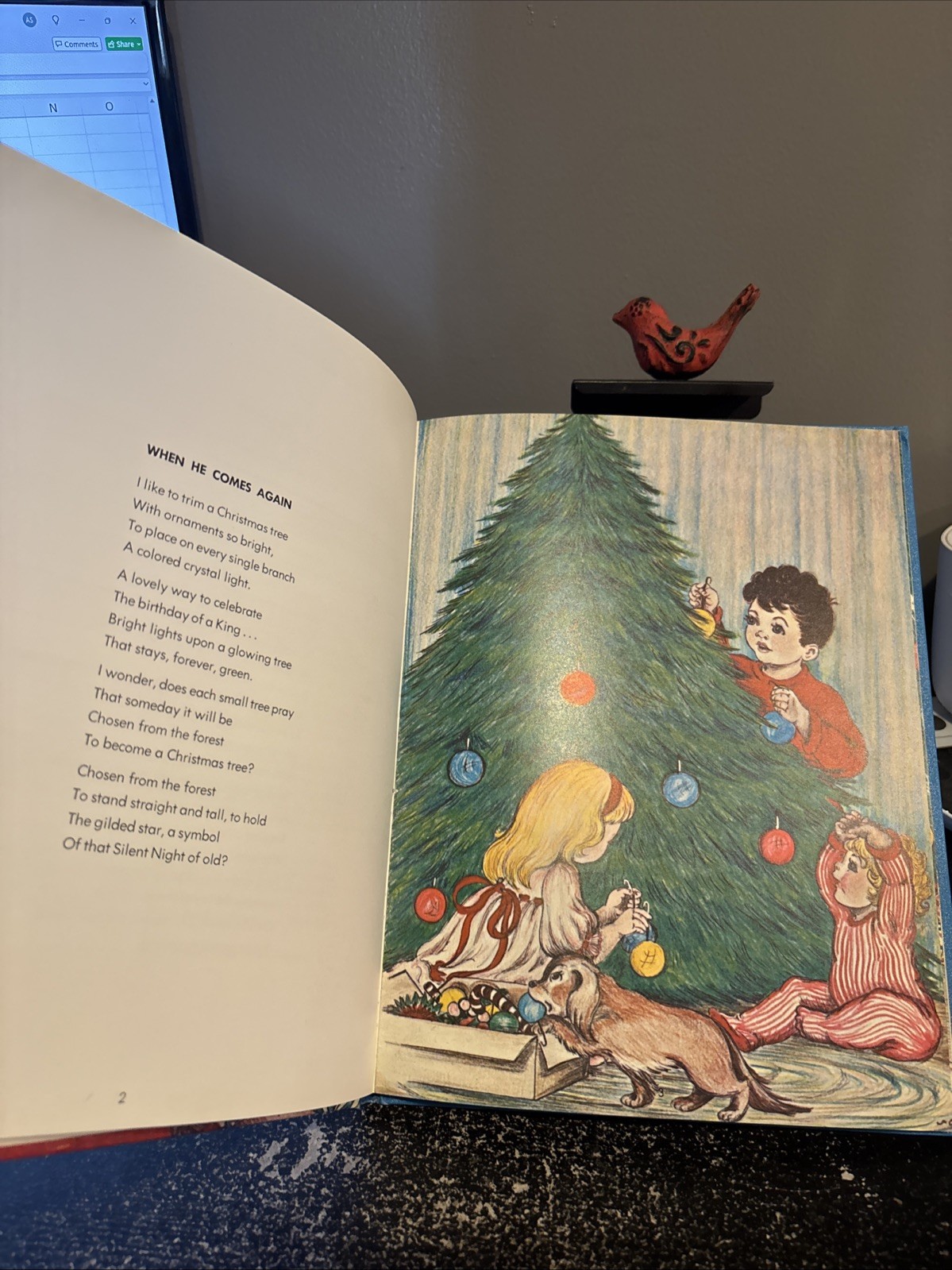When He Comes Again Illustrated Children’s Book 1970 HC Edition