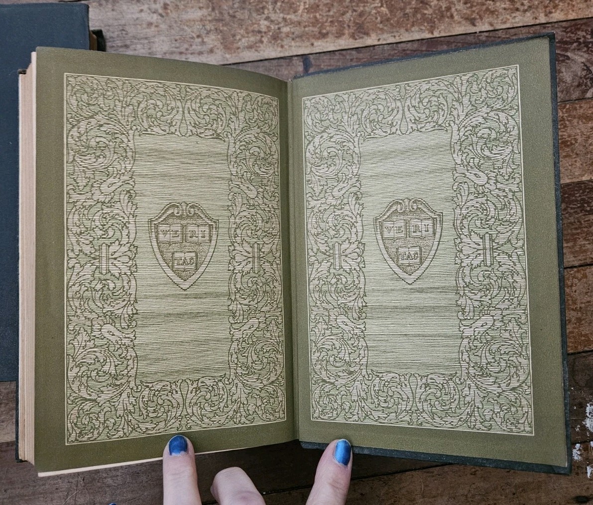 1910. Harvard Classics : Sacred Writings Complete 2 Volume Set Antique HC