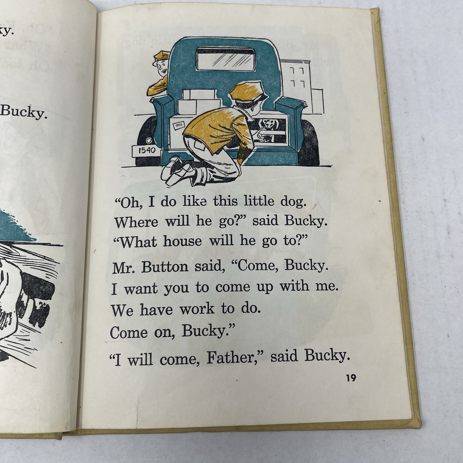 The Buttons Bucky Button Reader Edith McCall HC 1962 Ex-Library Illustrated