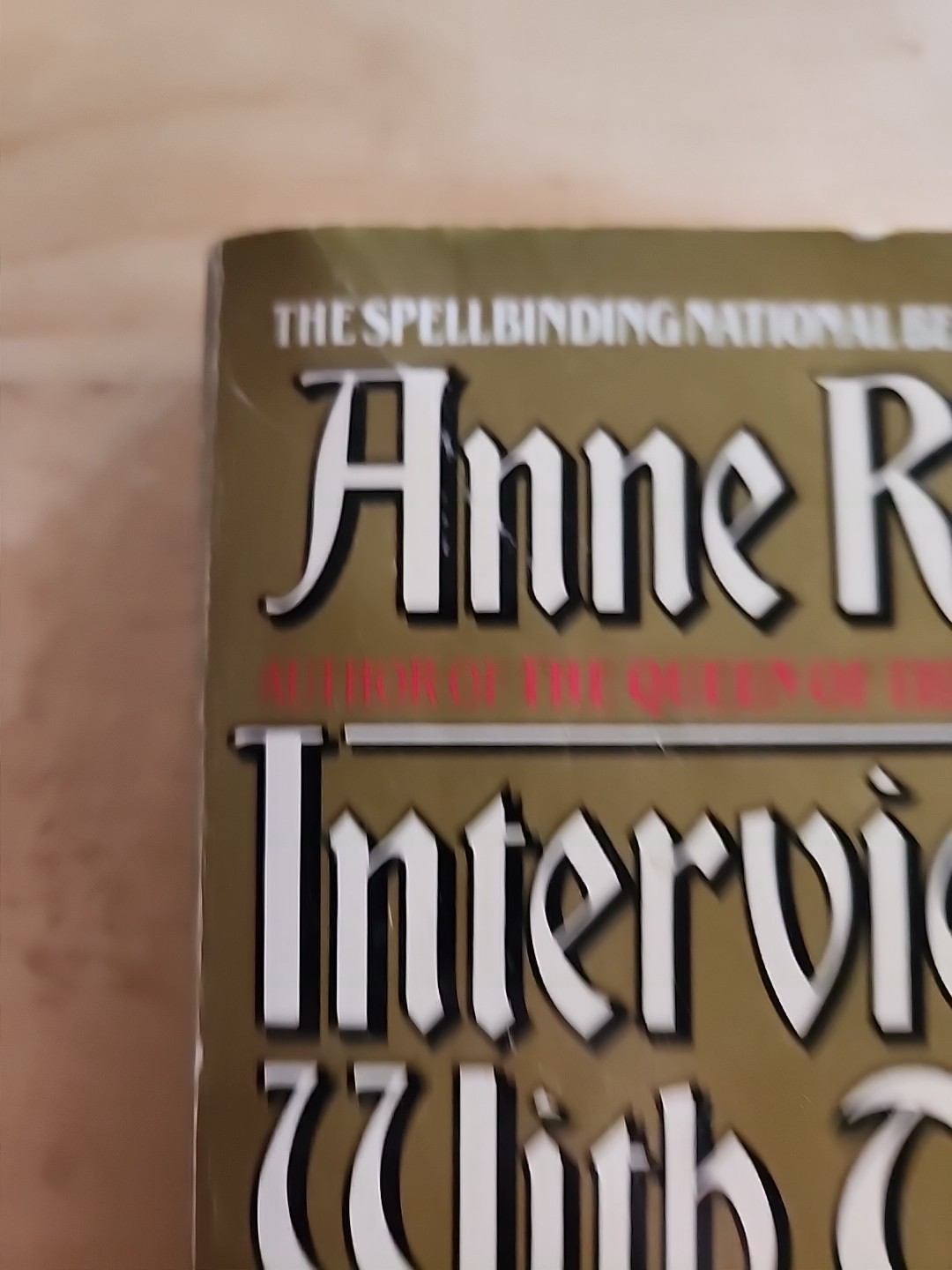 Interview With The Vampire Paperback Printing Balantine 13th Print By Anne Rice