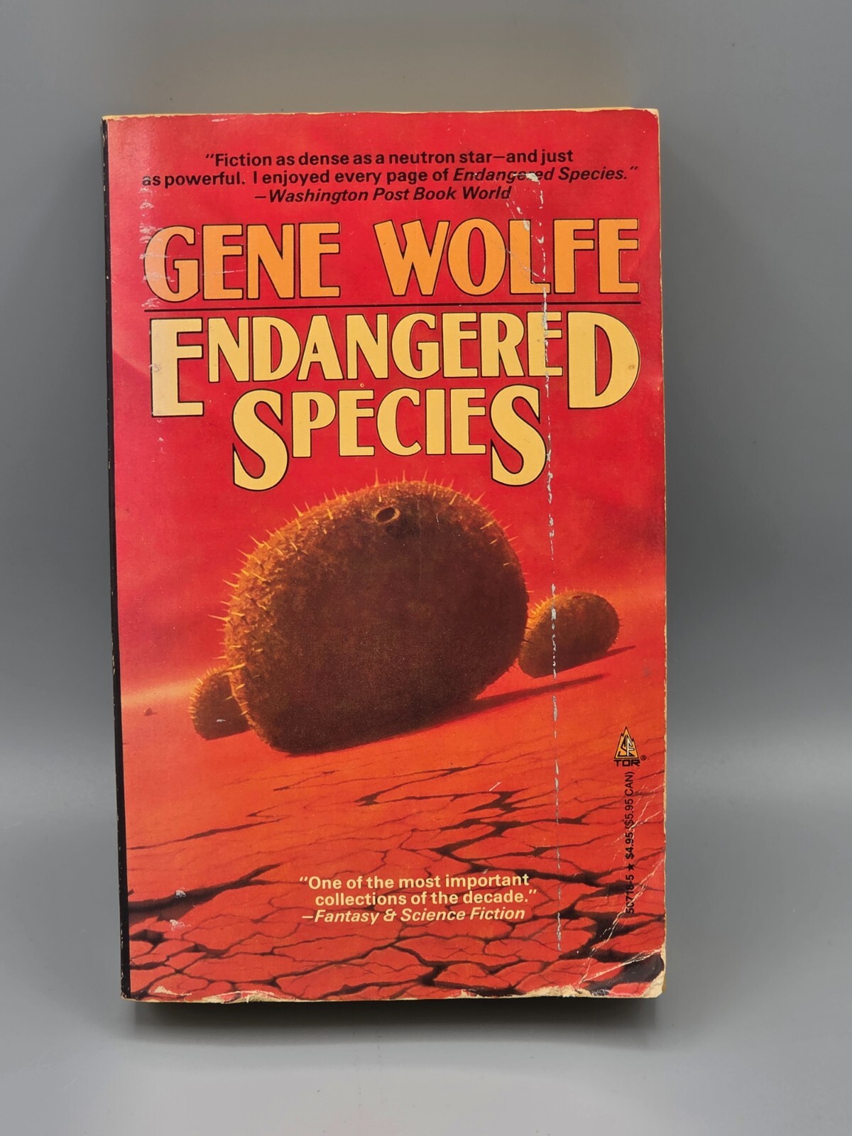 Gene Wolfe Endangered Species Sci-Fi Fantasy TOR Book 1st MMPB 1990