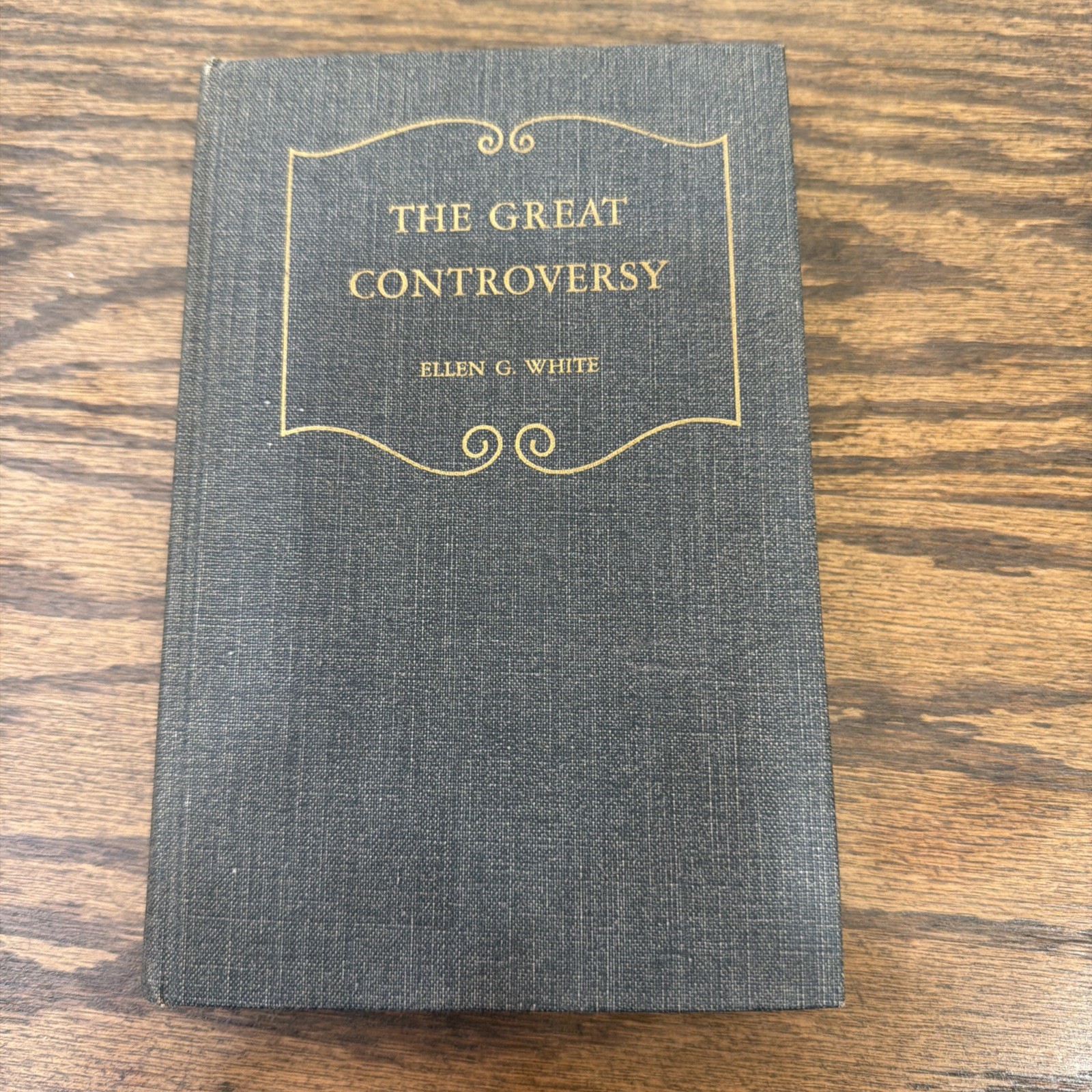 The Great Controversy Between Christ & Satan Ellen G. White HC Book 1954 VTG