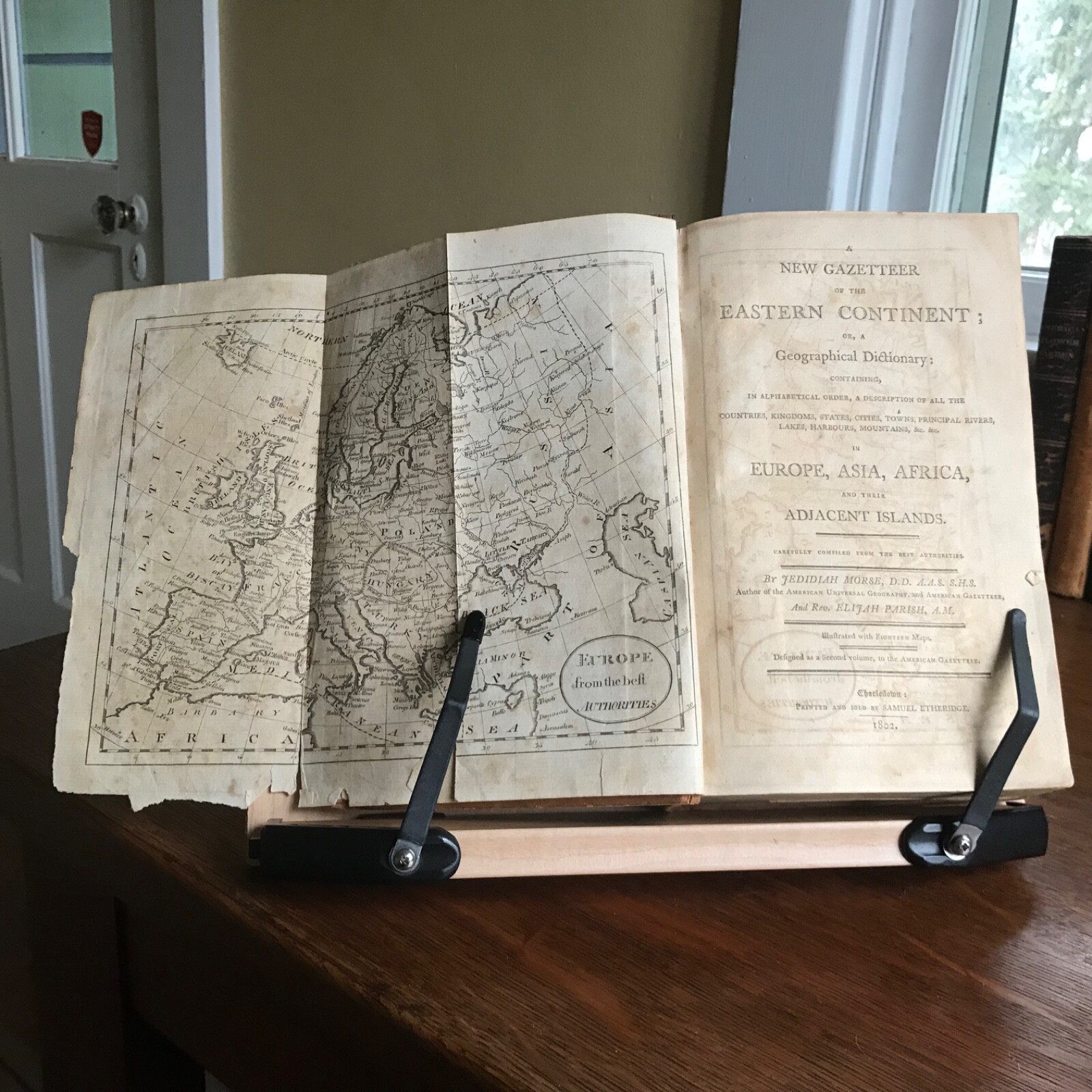 1802 Jedidiah Morse’s New Gazetteer of the Eastern Continent