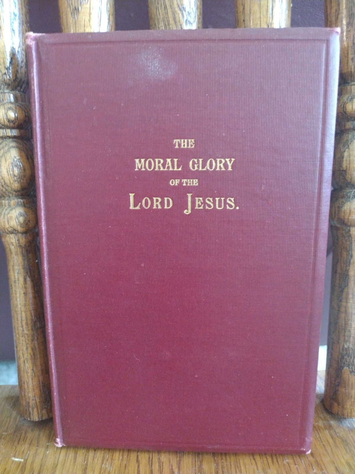 A Short Meditation On The Moral Glory of The Lord Jesus Christ by J.G. Bellett