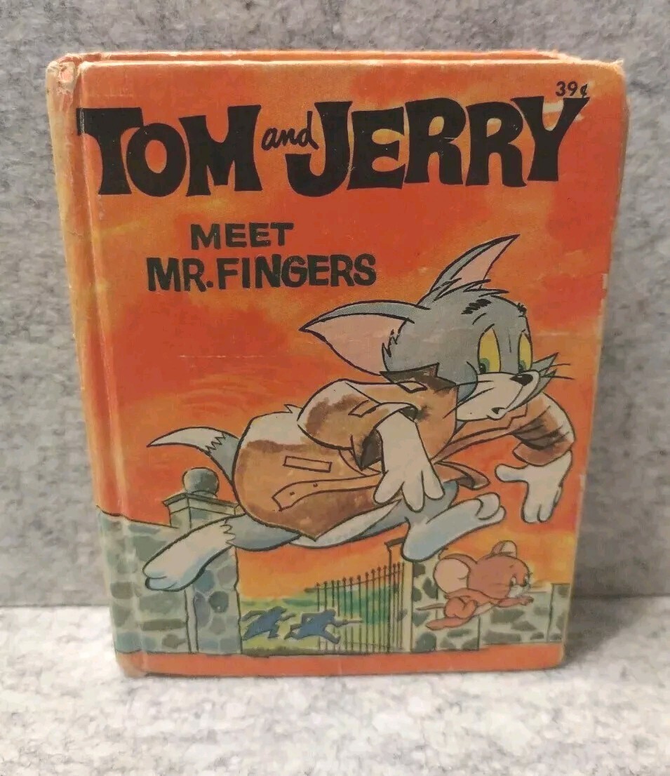 1967 Whitman Big Little Books #6 Tom And Jerry Meet Mr. Fingers (Whitman, HC)