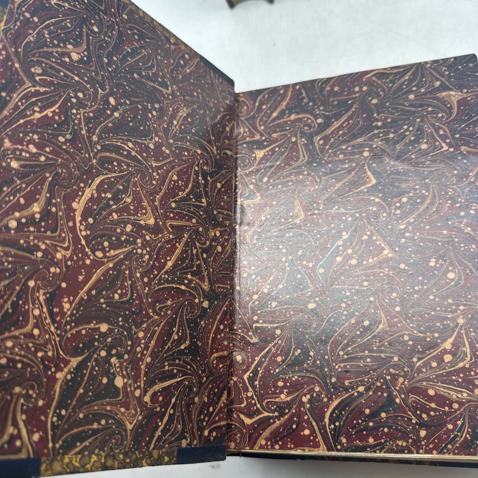 Works of Edward Fitzgerald Vol I & II Leather Edition 1887 (30-8)