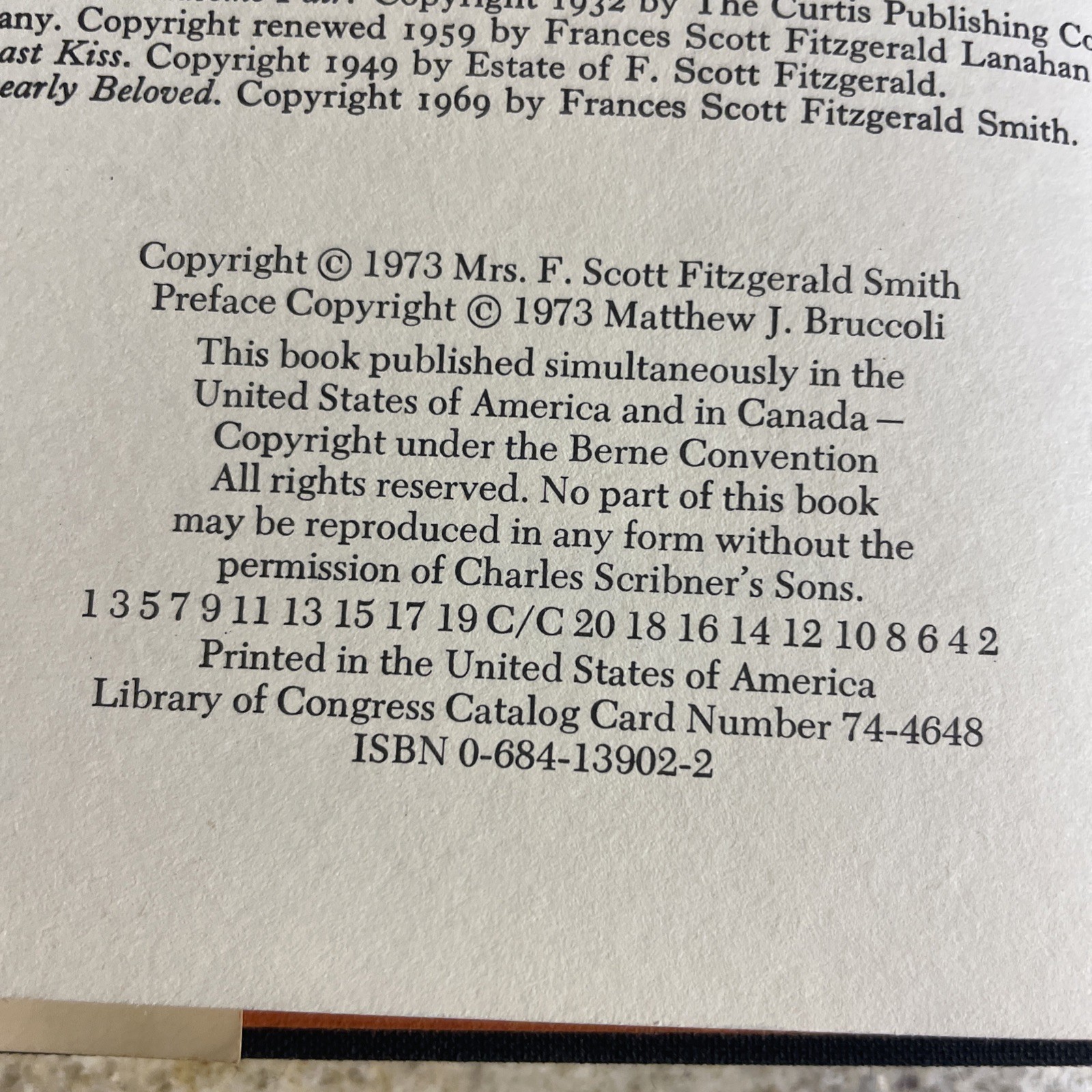 Lot (3) F. Scott Fitzgerald Books – Bits of Paradise, Crazy Sundays & Stories HC