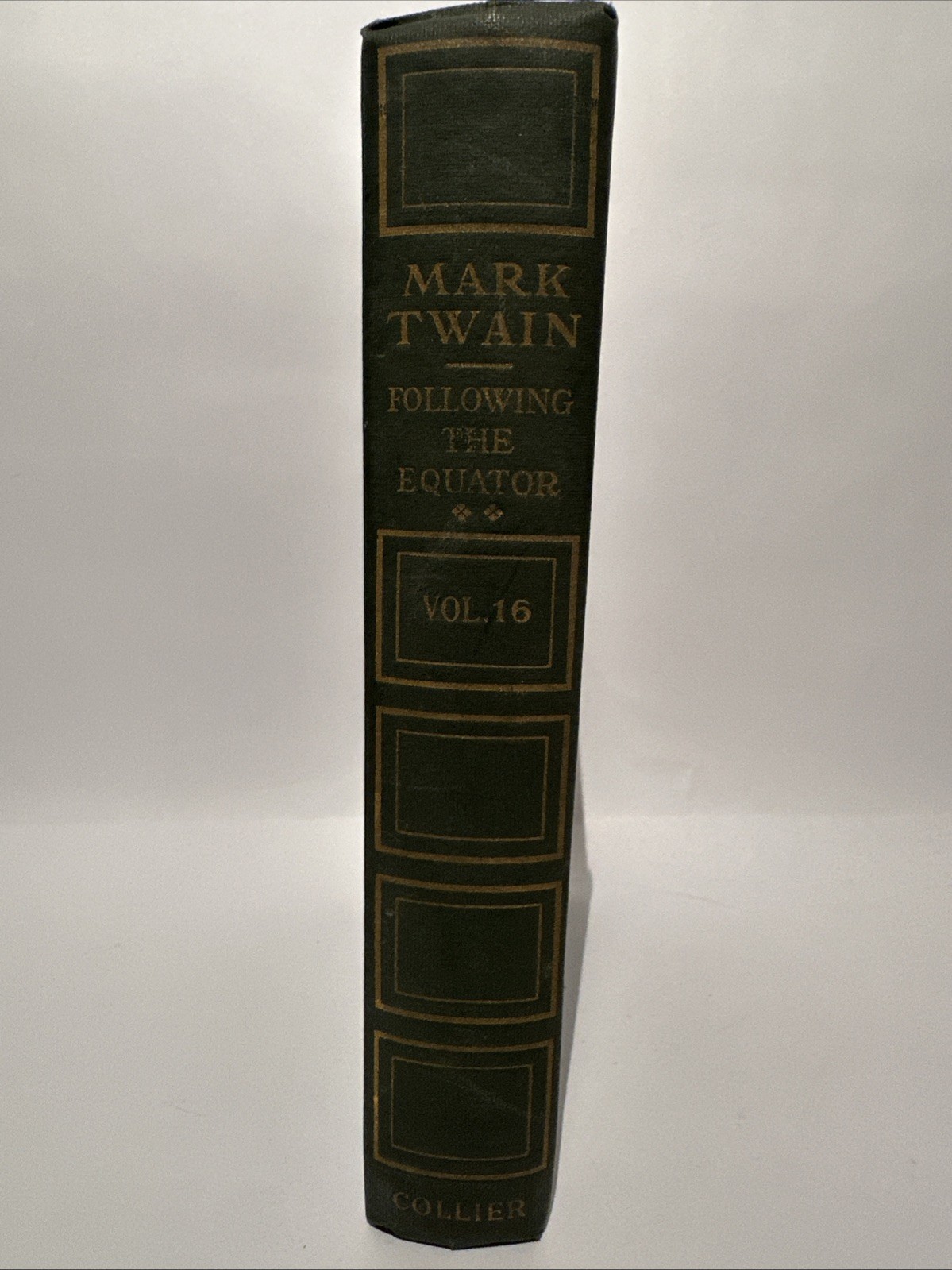 Mark Twain Following The Equator Vol 2 Author’s National Edition Volume 16