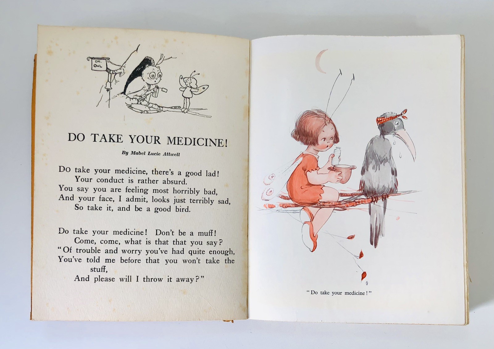 Lucie Attwell’s Vintage Hardback 1930’s Children’s Book by S.W. Partridge