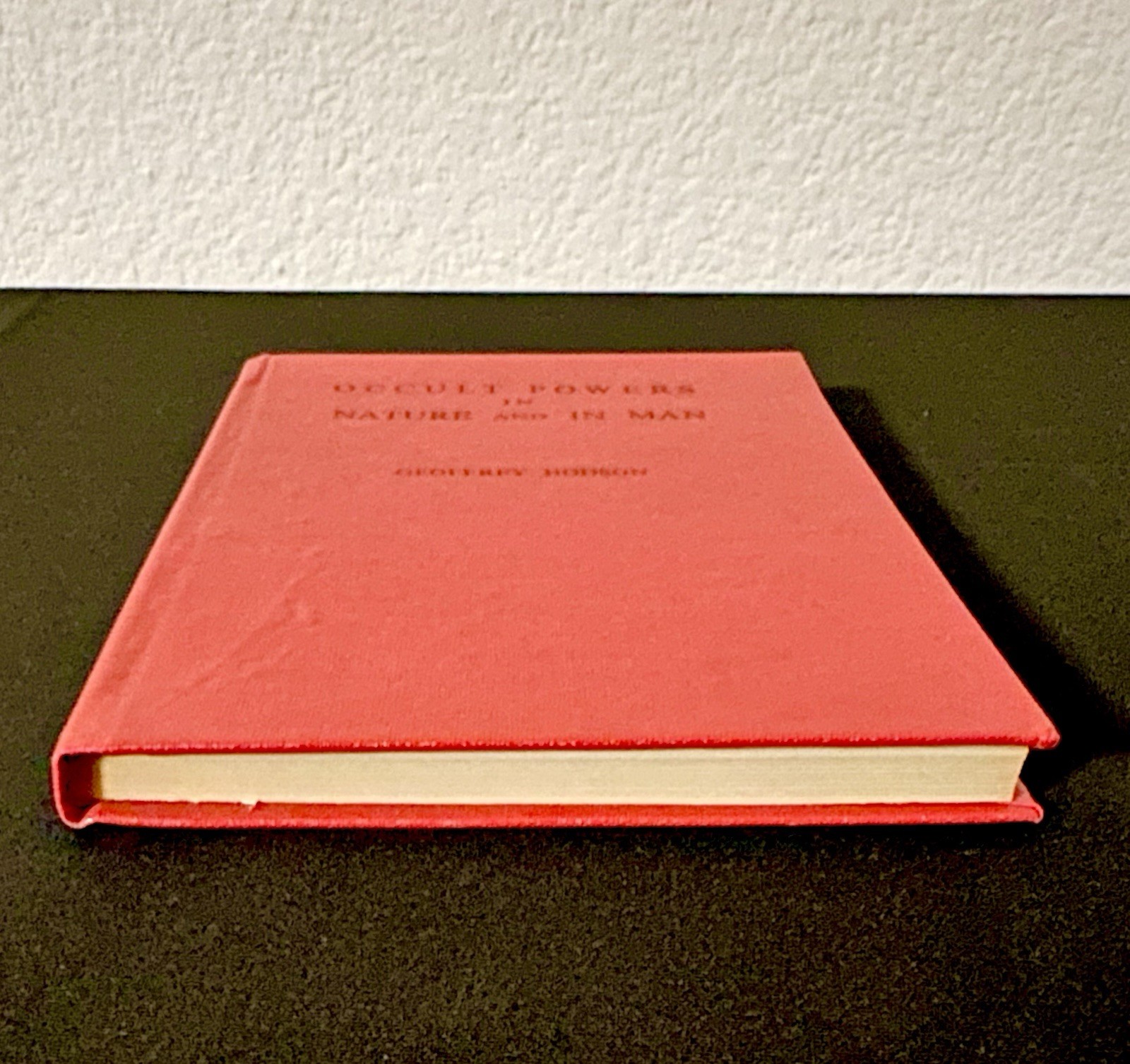 Occult Powers in Nature & Man – Geoffrey Hodson 1977 HC Theosophy Esoteric VG