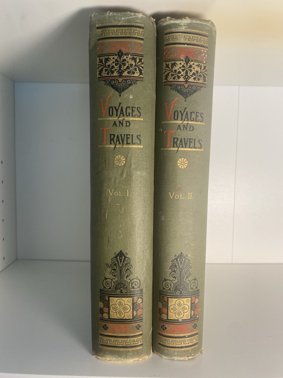 1887 Voyages and Travels Scenes in Many Lands Leo De Colange Illustrated 1st Ed