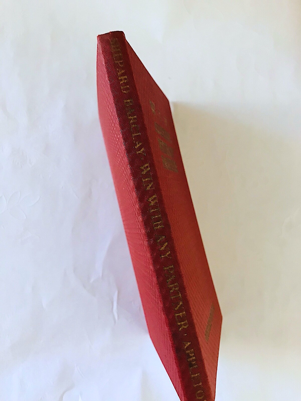 Win At Contract With Any Partner, by Shepard Barclay – 1933 – Signed H/C Book DJ