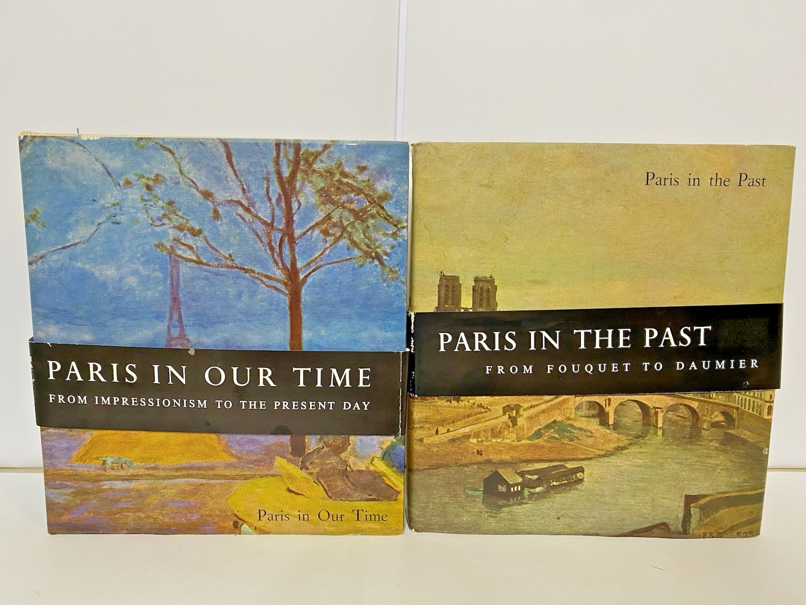 Paris In the Past, Paris in Our Time Two (2) Skira Art Books – box hardcovers