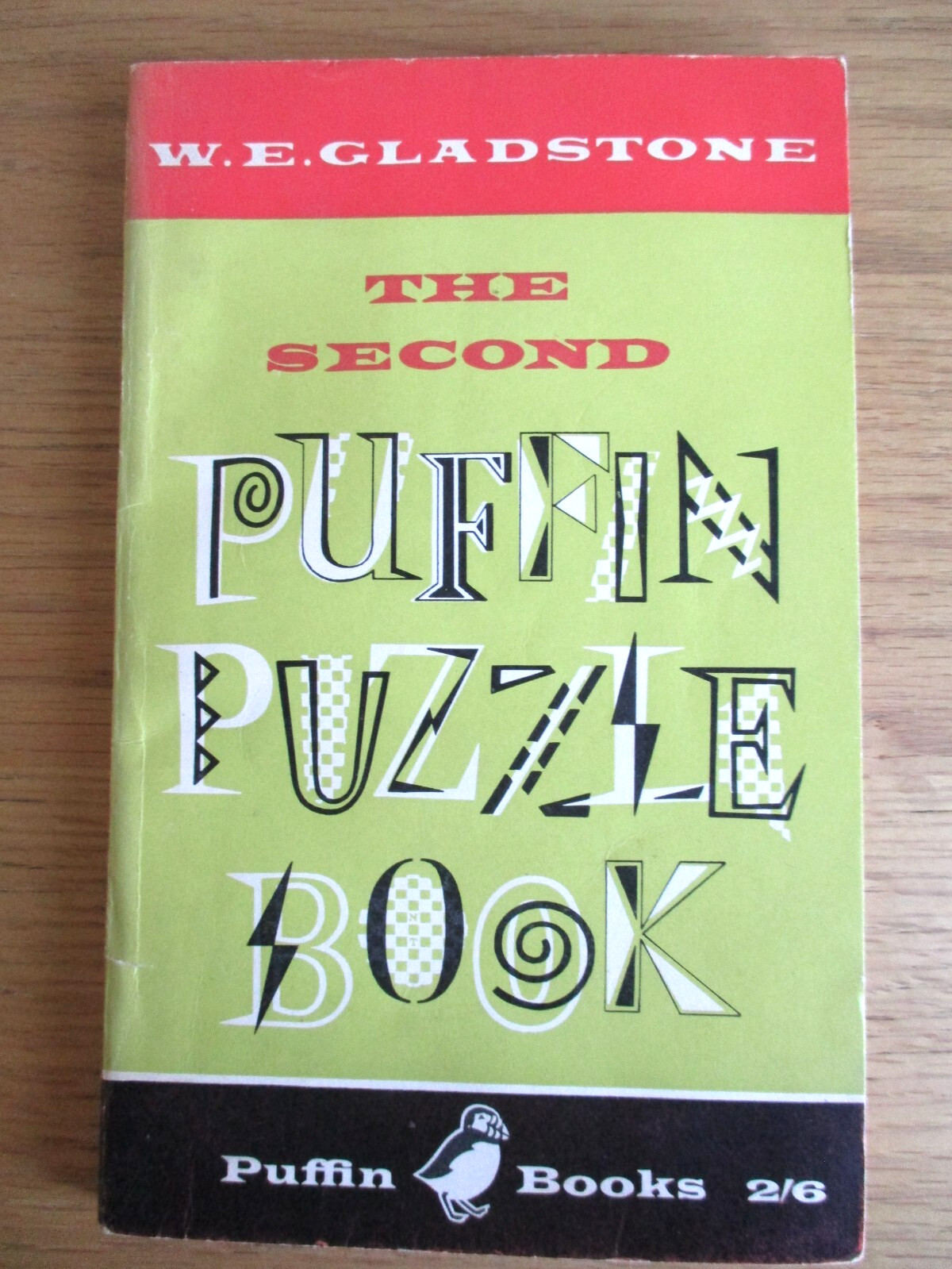 The Second Puffin Puzzle Book W E Gladstone 1959 Vintage Paperback