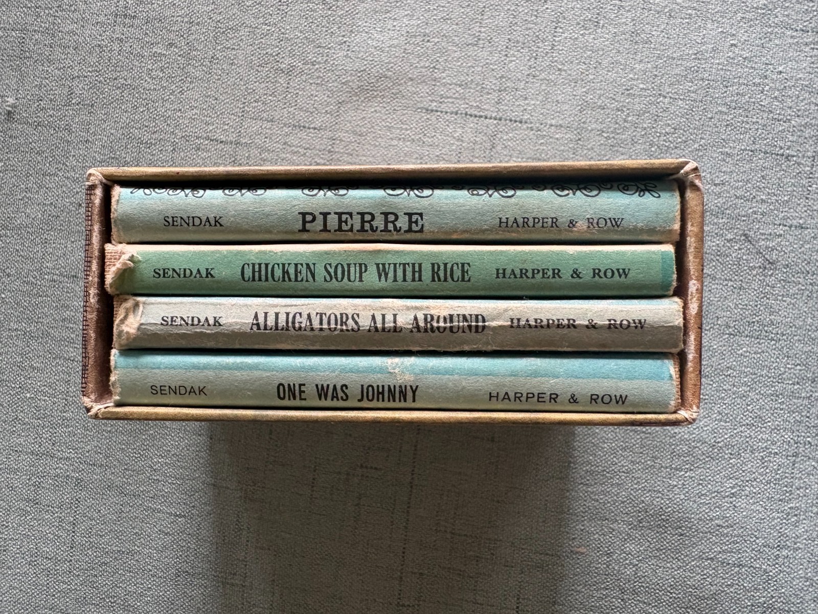 Maurice Sendak Nutshell Library- 1962 1st Edition Mini Box Set of 4 Books