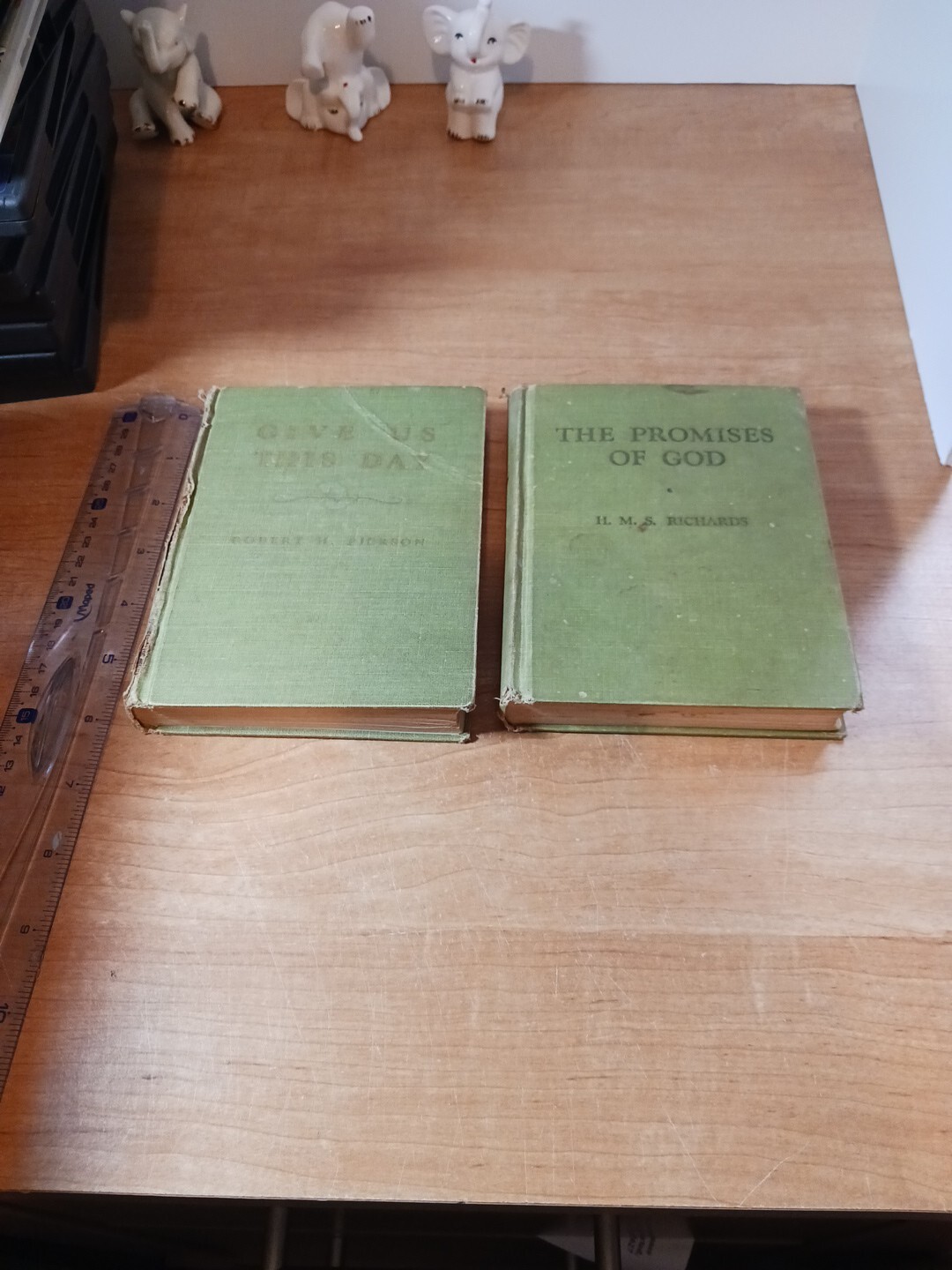Review And Herald Promises Of God 1956 Richards & Give Us This Day 1959 Pierson