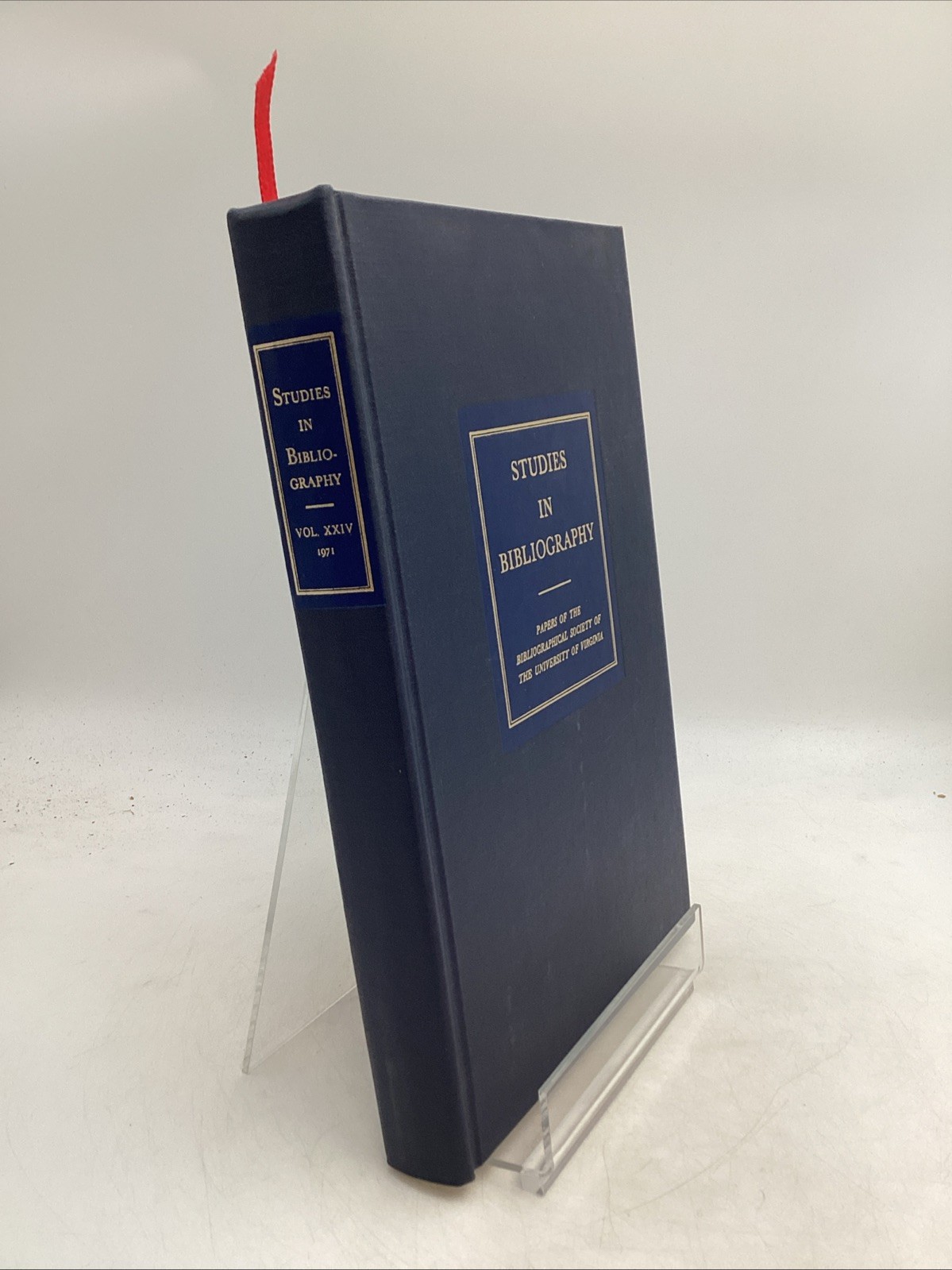 Studies In Bibliography Papers Of The Bibliographical Society Of The University
