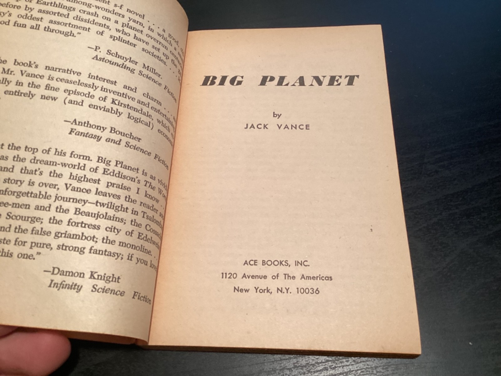 Collection Of Vintage Jack Vance Mass Market Science Fiction Novels – List Below