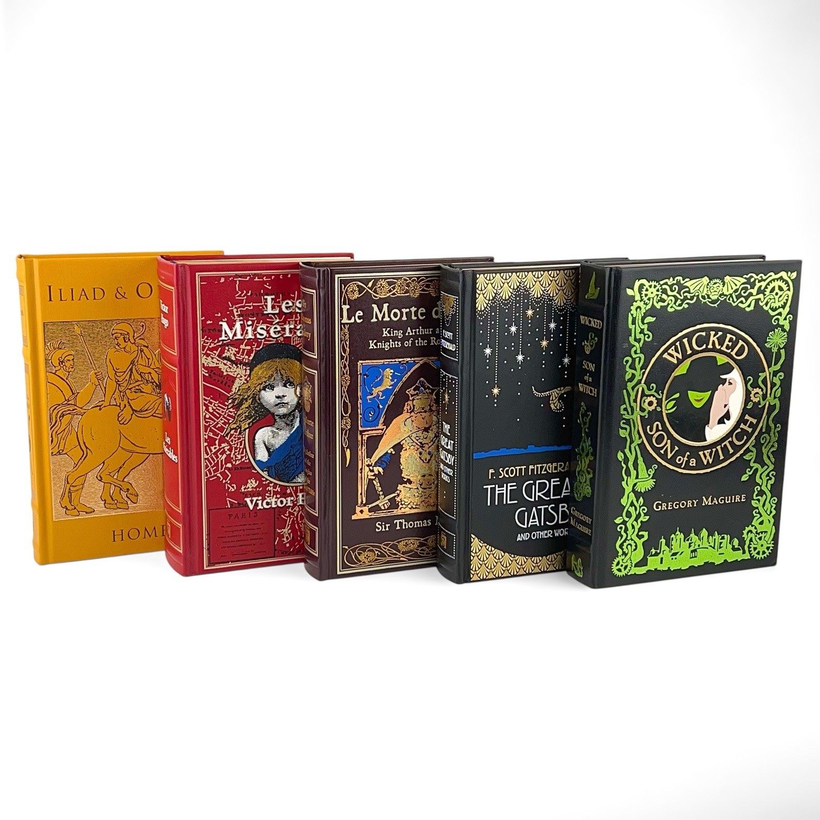 Classic Literature Fantasy Lot 5 Homer Hugo Malory Fitzgerald Wicked Maguire