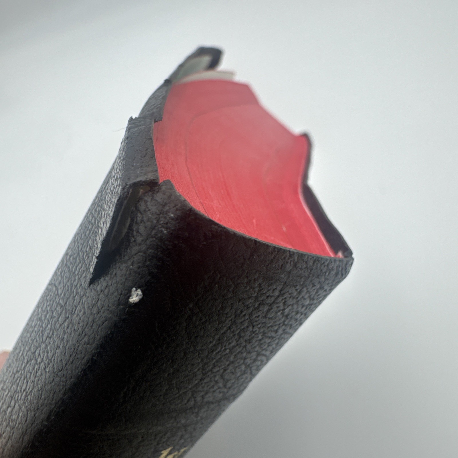 RSV-Revised Standard Version Bible Black Leather Nelson 1972 RED LETTER EDITION