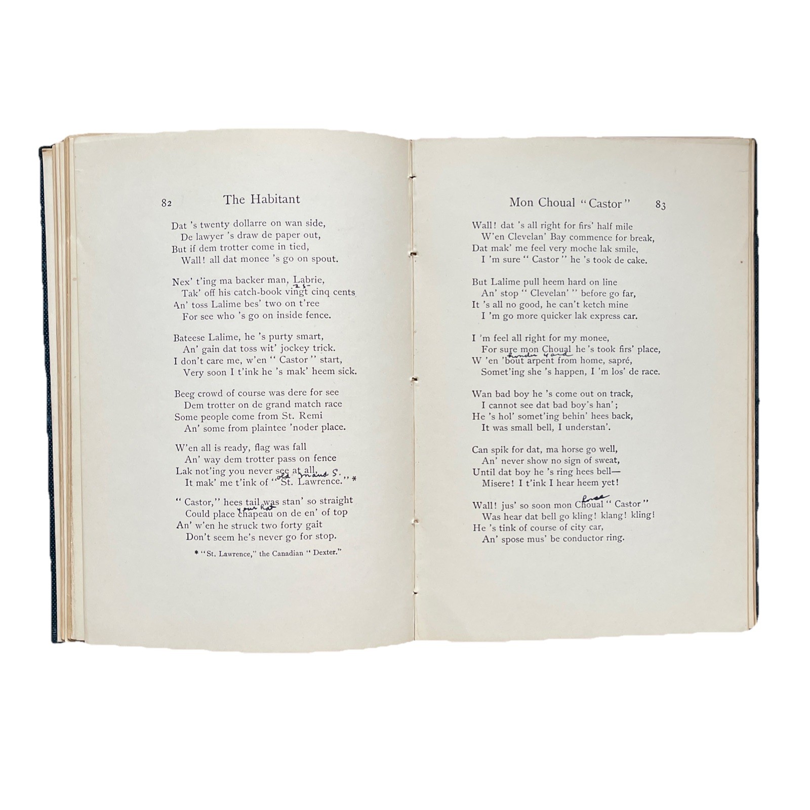 The Habitant and other French-Canadian Poems ed. by William Henry Drummond 1909