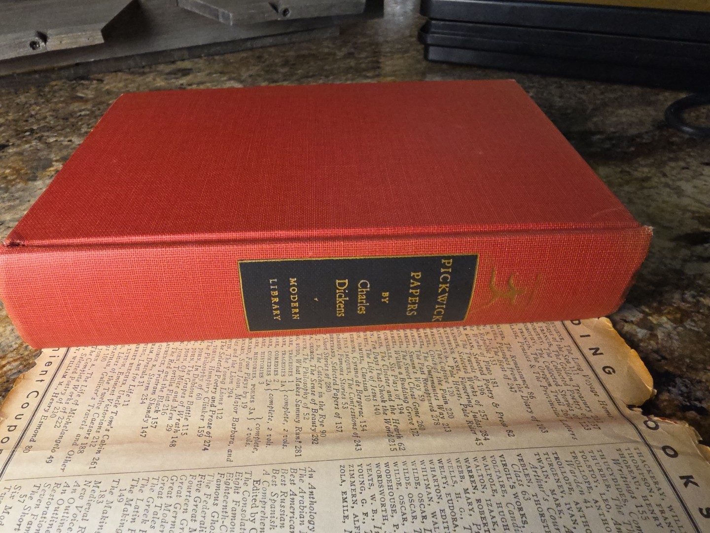 Pickwick Papers by Charles Dickens – Modern Library, Unabridged – HC + DJ