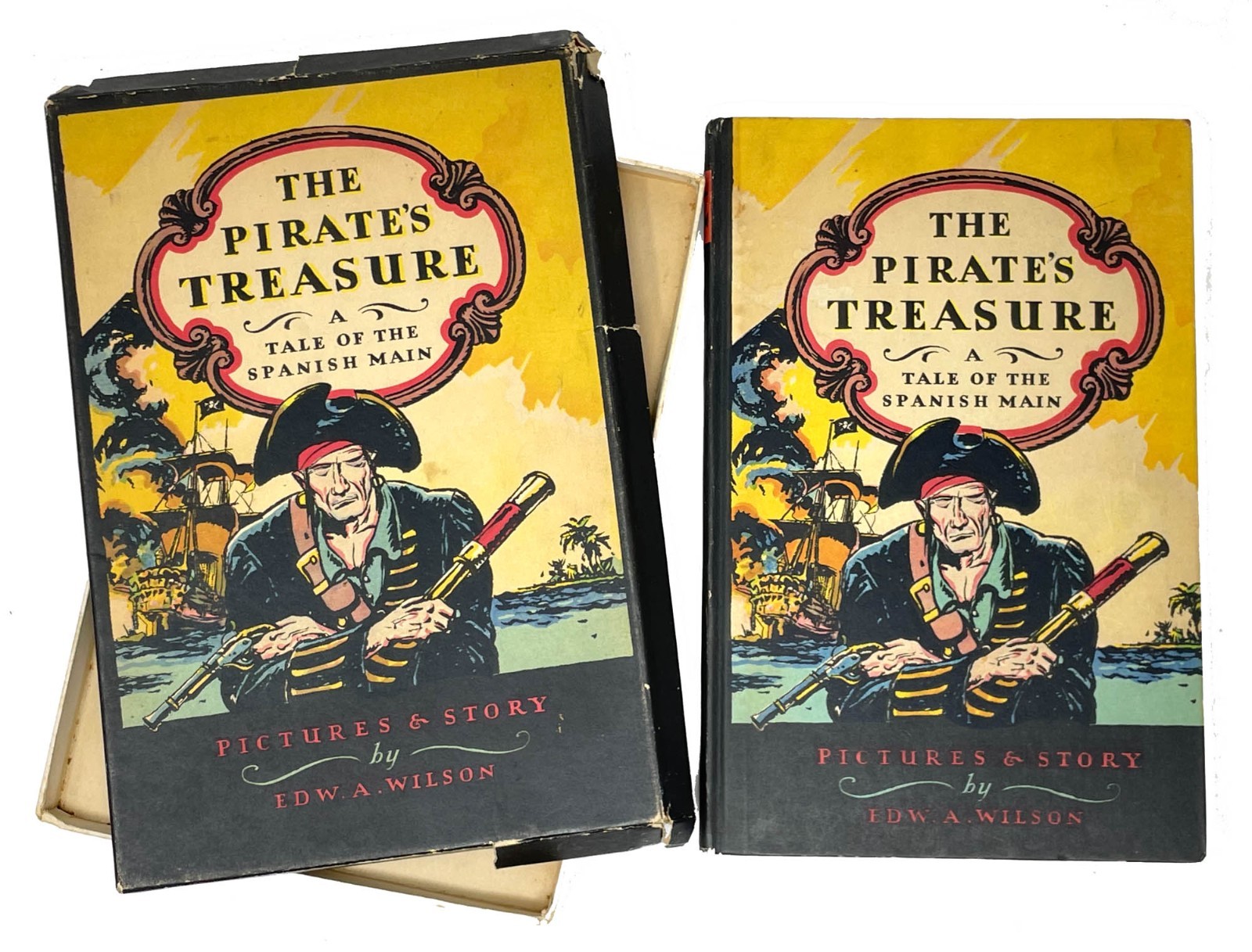 The Pirate’s Treasure With ** Original Box ** Edward A Wilson Volland 1926