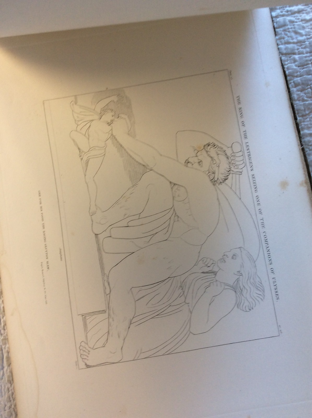 THE ILIAD and THE ODYSSEY OF HOMER – John Flaxman – 1805 1st ed, engraved plates