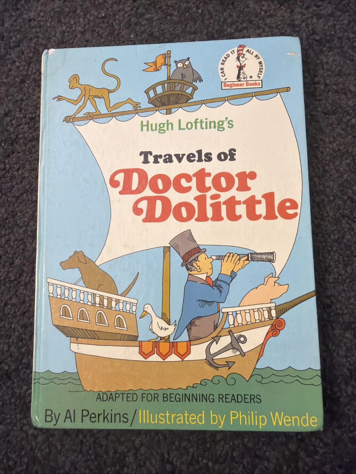 Hugh Lofting’s Travels of Doctor Dolittle Al Perkins Vintage 1968 Hardcover