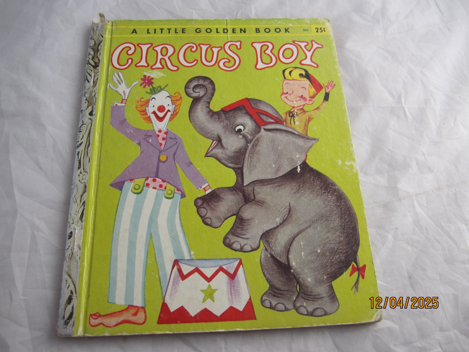 Circus Boy, by Irwin Shapiro, A Little Golden Book 1957
