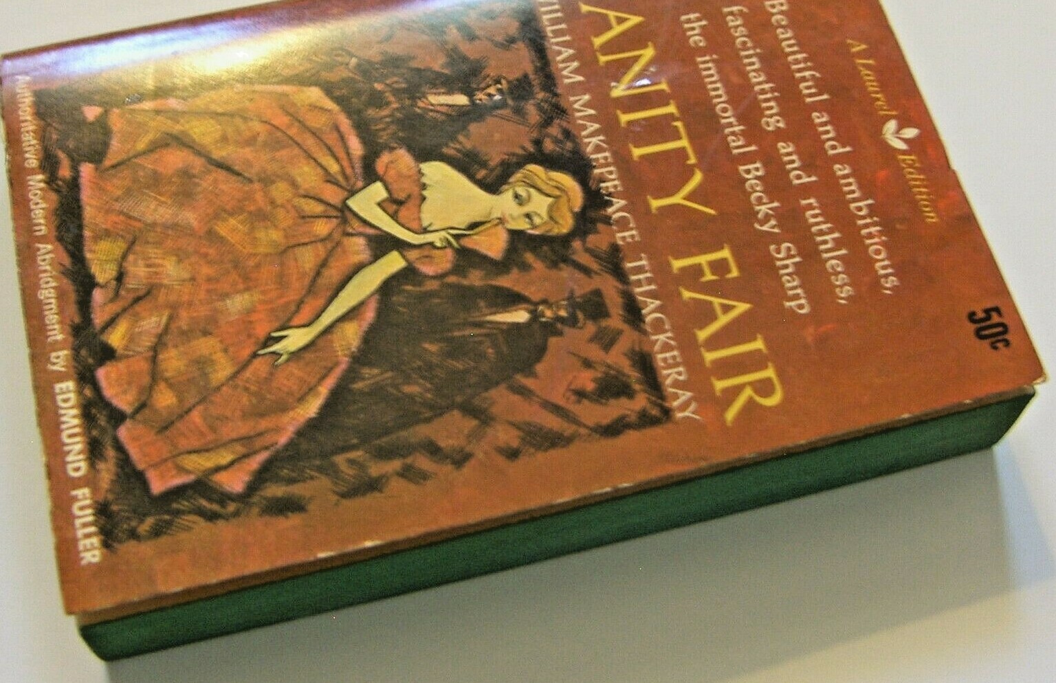 Vanity Fair by William Makepiece Thackeray 1961 1st Print Laurel Dell PB Fuller