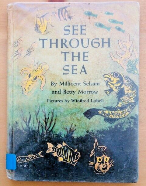 SEE THROUGH THE SEA by MILLICENT SELSAM & BETTY MORROW – Hardback