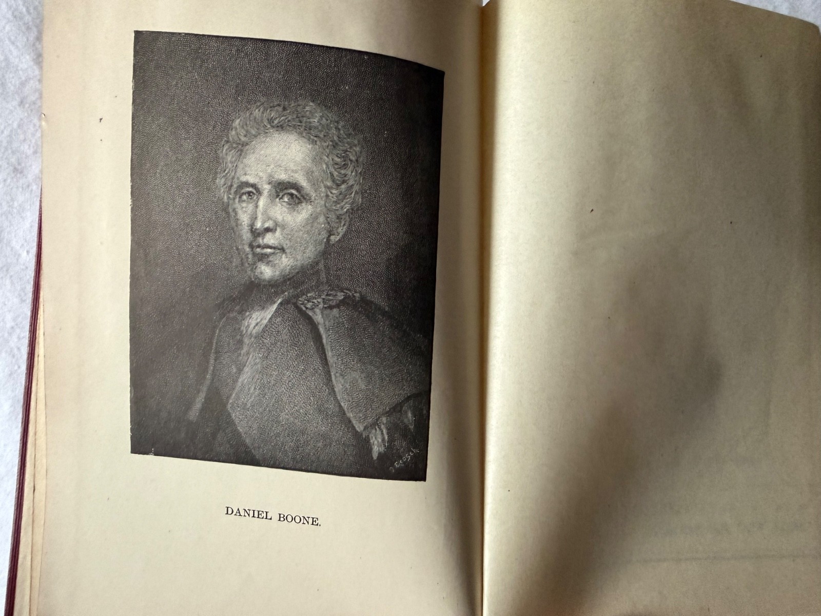 1902 HC Book LIFE OF DANIEL BOONE THE FOUNDER OF KENTUCKY Cecil Hartley