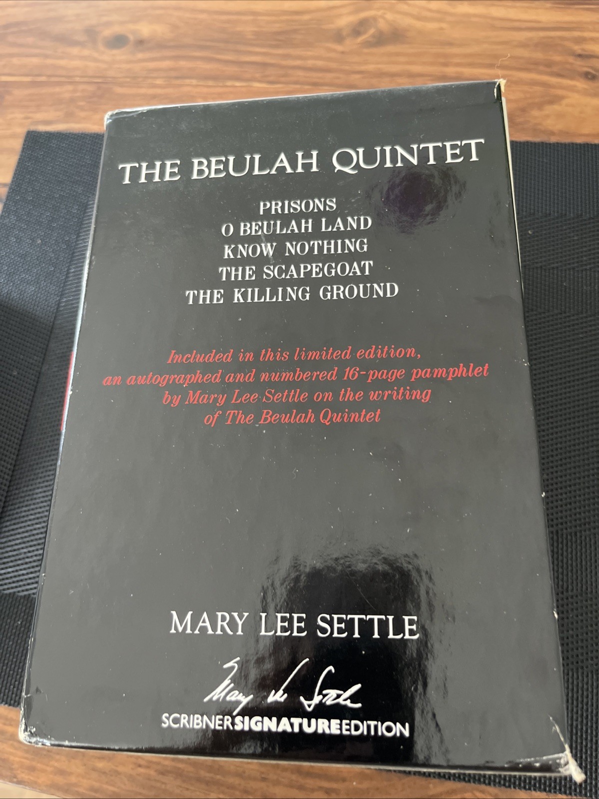 Mary Lee Settle / Beulah Quintet Prisons O Beulah Land Know Limited Signed 1988