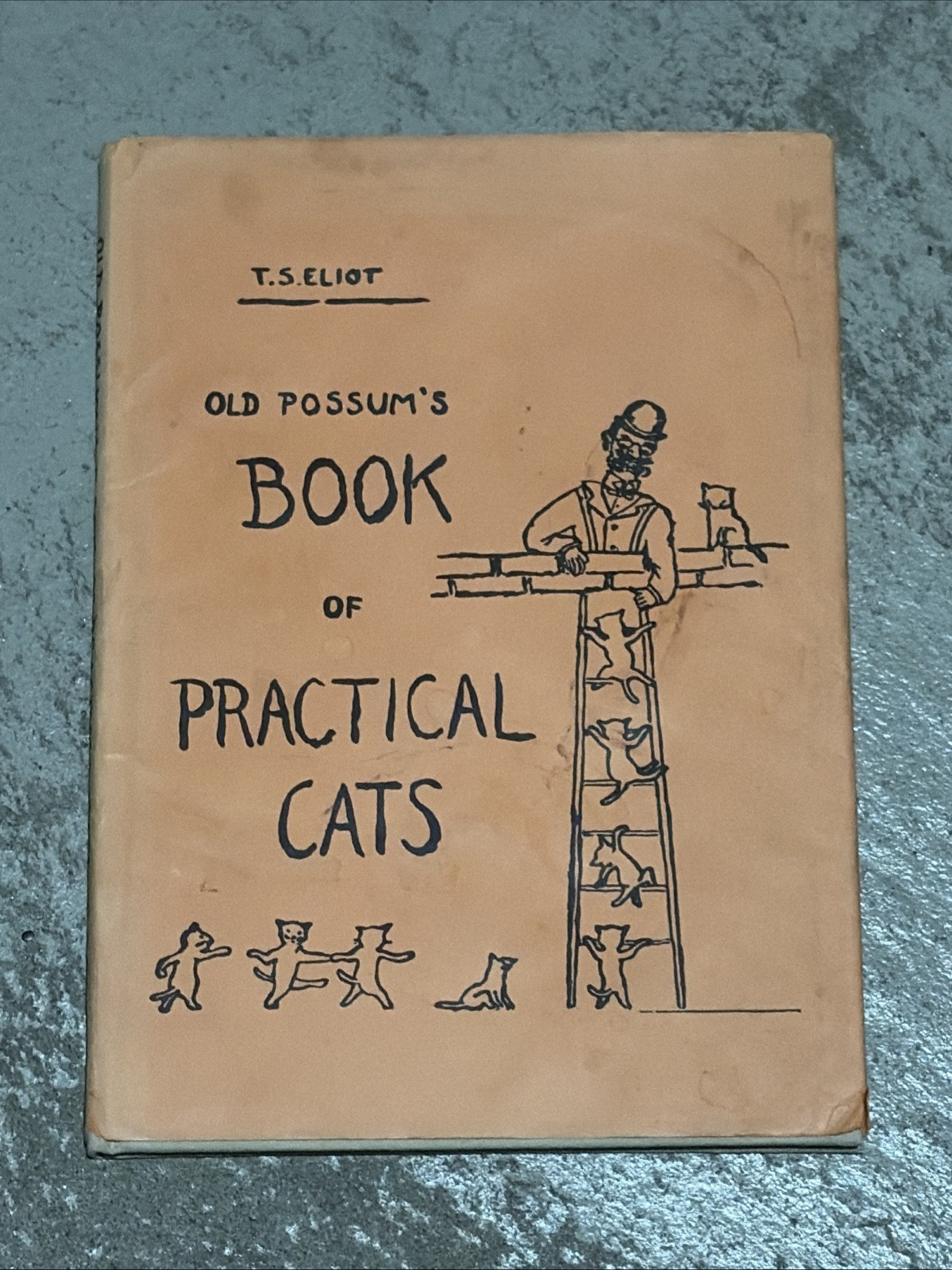 1939 Early Edition T.S. Eliot’s Old Possum’s Book of Practical Cats w/ DJ