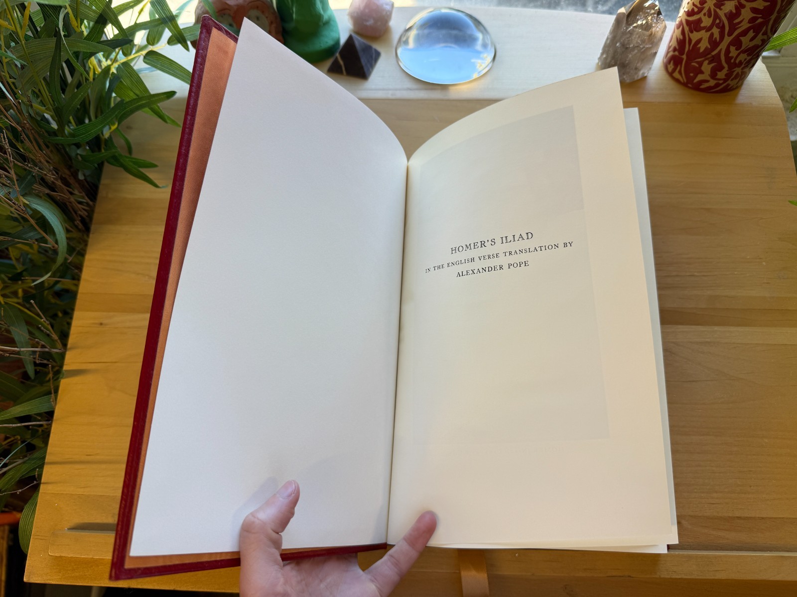 The Iliad of Homer John Flaxman Easton Press Collector’s Edition Leather