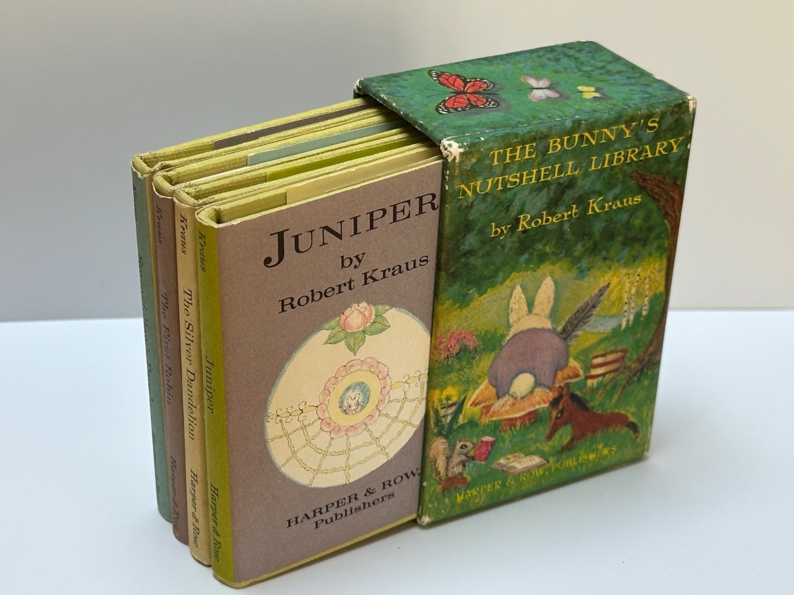 BUNNY’S NUTSHELL LIBRARY BY ROBERT KRAUS HARPER & ROW PUBLISHERS 1965