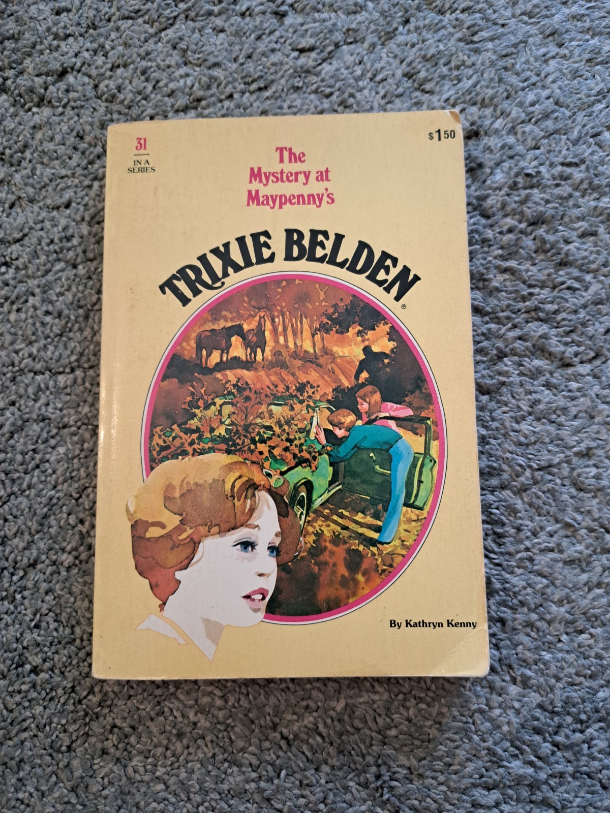 The Mystery at Maypenny’s Trixie Belden 31 Kathryn Kenny 1980 Golden Press