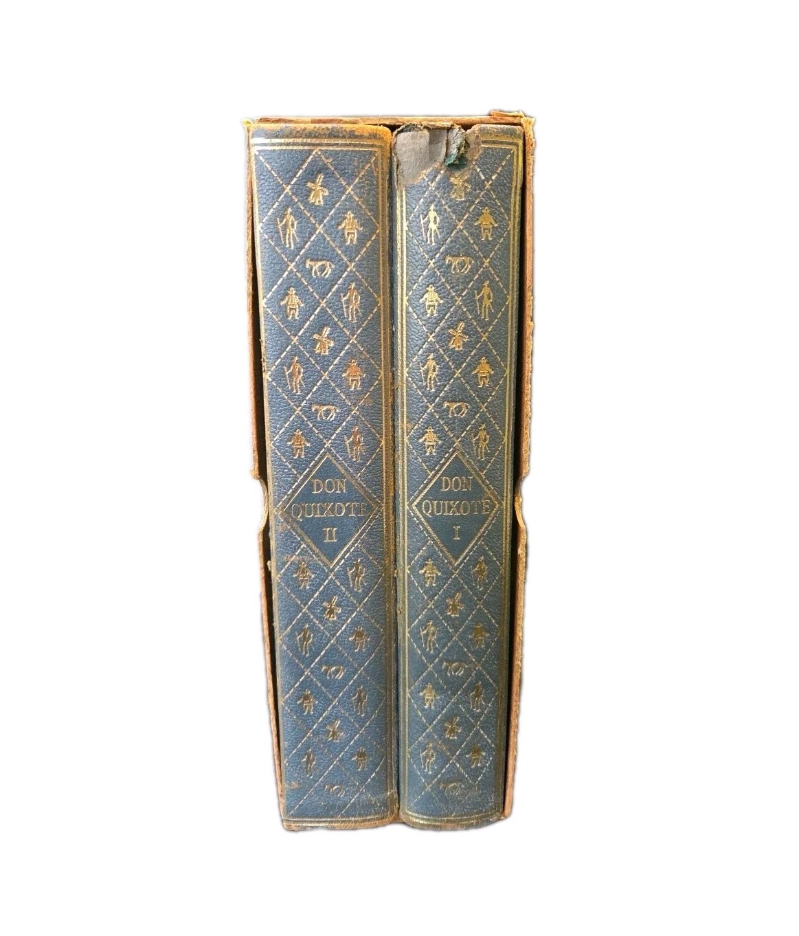 RARE Vintage DON QUIXOTE Cervantes THE FOLIO SOCIETY 2 VOLUME SET 1953 FREE POST