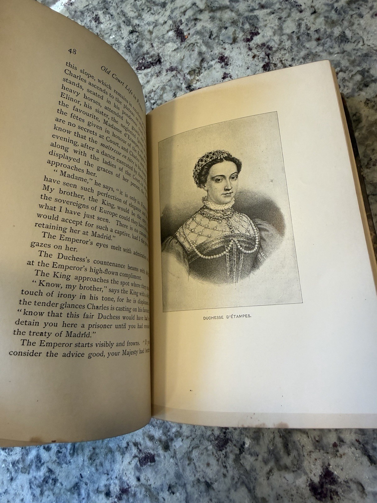1893 Edition Old Court Life In France By Frances Elliot- NEEDS REPAIR