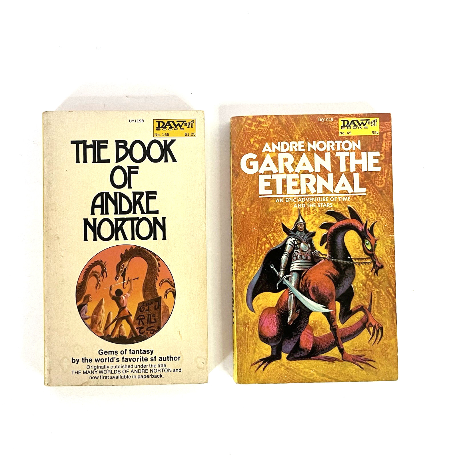 Vintage The Book of Andre Norton DAW Mix Lot of 10 Science Fiction Novels