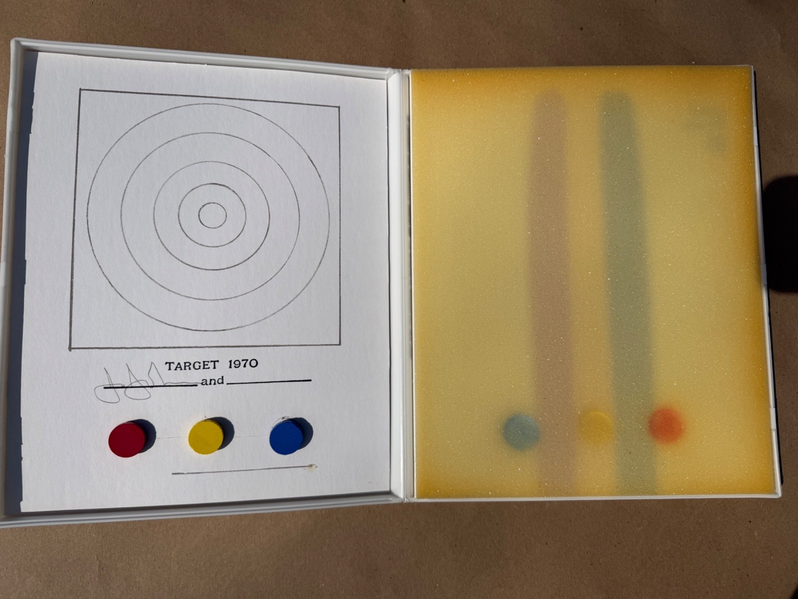 Jasper Johns Signed Target 1970 Technics and Creativity II Museum of Modern Art