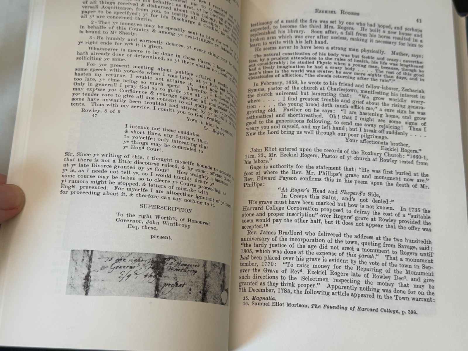 ROWLEY, MASSACHUSETTS „Mr. Ezechi Rogers Plantation“ 1639-1850 History Genealogy