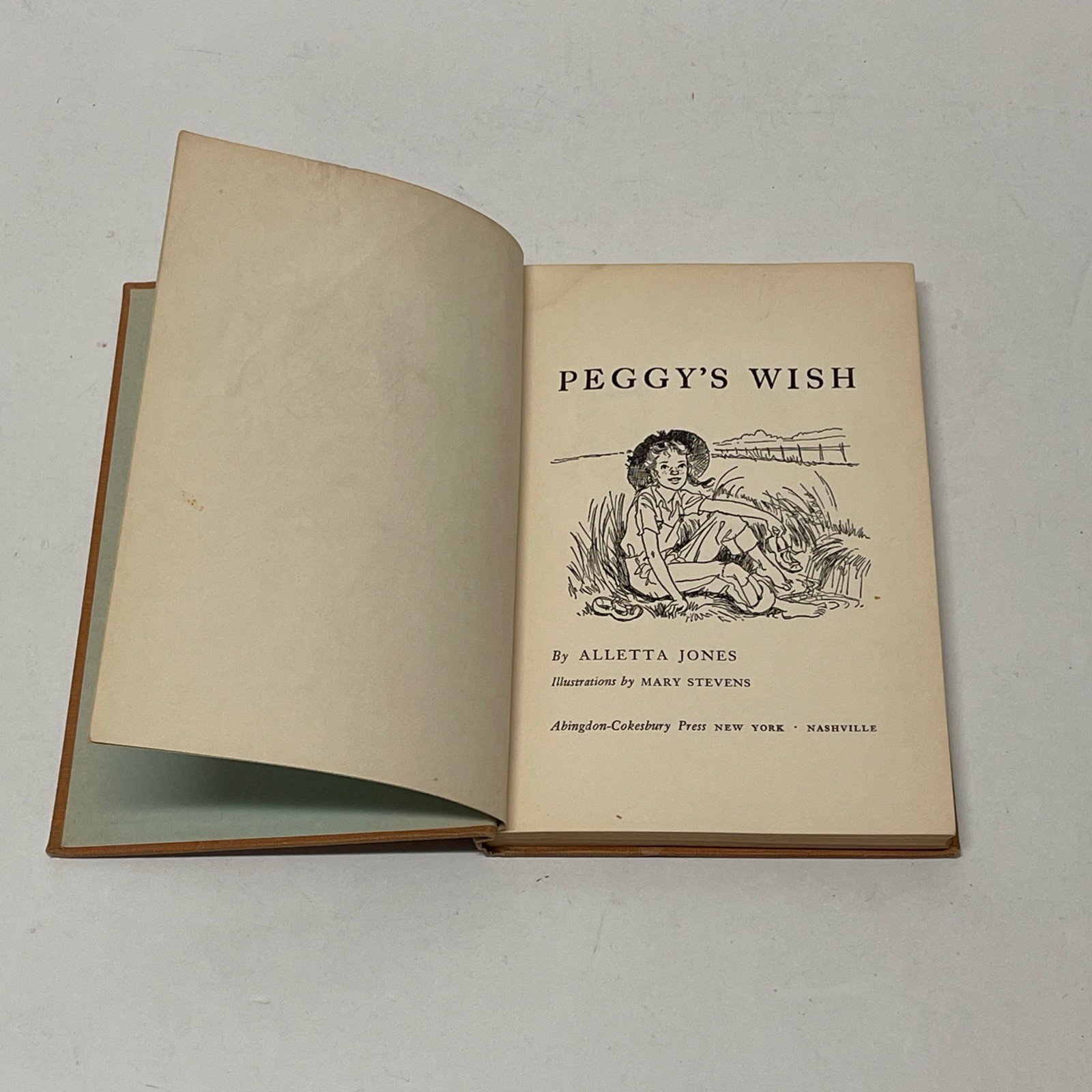 Peggy’s Wish By Allettta Jones 1949 HC