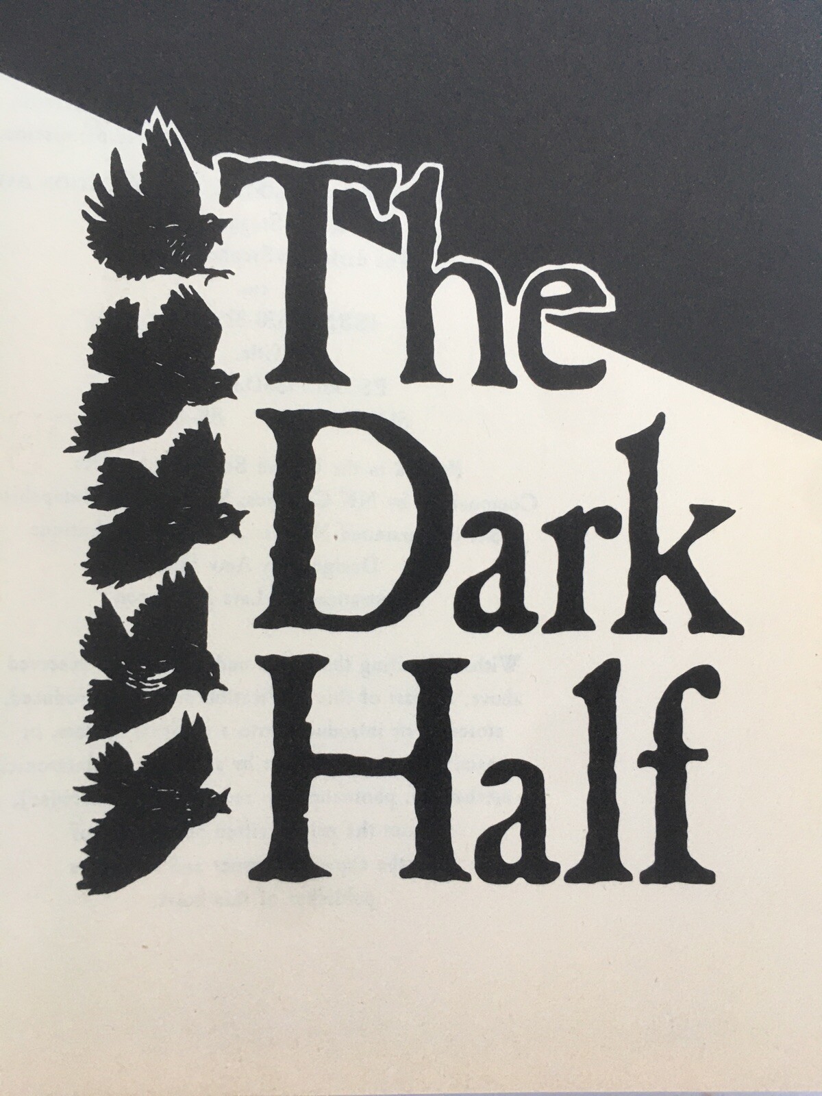 Stephen King ~ THE DARK HALF ~ 1st Edition 1st Printing $21.95 VIKING