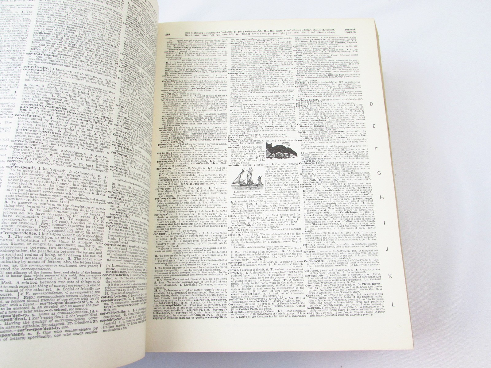 Funk & Wagnalls New Standard Dictionary of English Language 1945 Jumbo HC