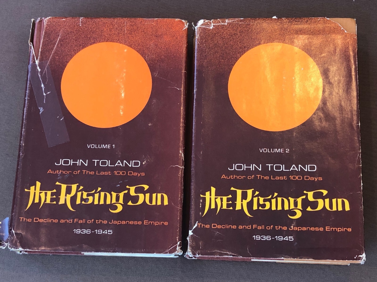 The Rising Sun -Decline and Fall Japanese Empire 2 Volume Set 1970 John Toland